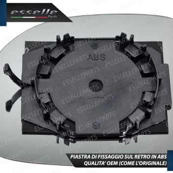 Specchietto Fiat Panda Cross Vetro Specchio Retrovisore Lato Guida Sinistro