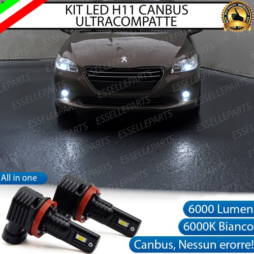 Kit Full LED H11 6000 LUMEN Canbus 6000K Fendinebbia per PEUGEOT 301