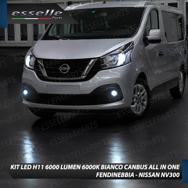 Kit Full LED H11 6000 LUMEN Canbus 6000K Fendinebbia per NISSAN NV300