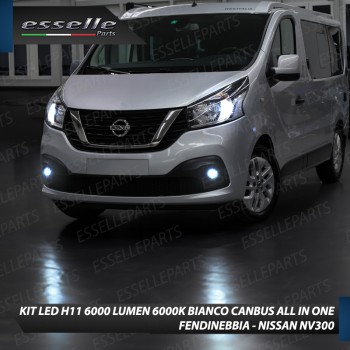 Kit Full LED H11 6000 LUMEN Canbus 6000K Fendinebbia per NISSAN NV300