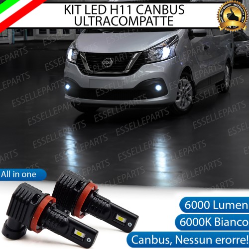 Kit Full LED H11 6000 LUMEN Canbus 6000K Fendinebbia per NISSAN NV300