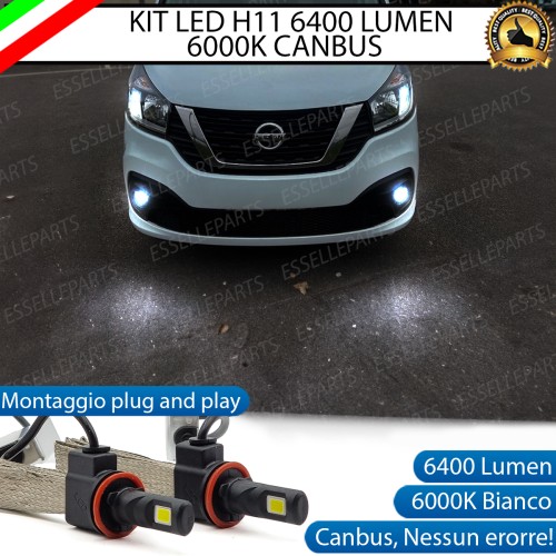 Kit Full LED Fendinebbia H11 6400 LUMEN per NISSAN NV300