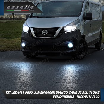 Kit Full LED Fendinebbia H11 9800 LUMEN per NISSAN NV300