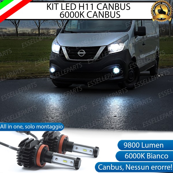 Kit Full LED Fendinebbia H11 9800 LUMEN per NISSAN NV300