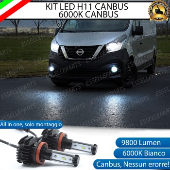 Kit Full LED Fendinebbia H11 9800 LUMEN per NISSAN NV300