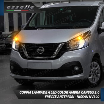 Coppia Frecce Anteriori PY21W 24 LED Canbus 3.0 per NISSAN NV300