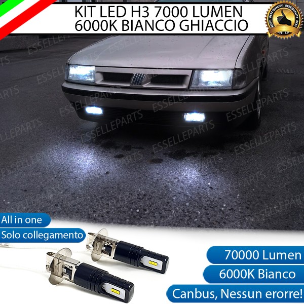 Kit Full LED H3 7000 Lumen Fendinebbia per FIAT CROMA MK1