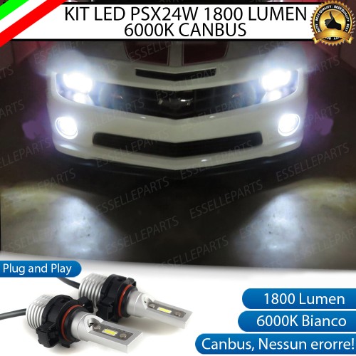 Lampade PSX24W 1800 LUMEN Fendinebbia per CHEVROLET CAMARO