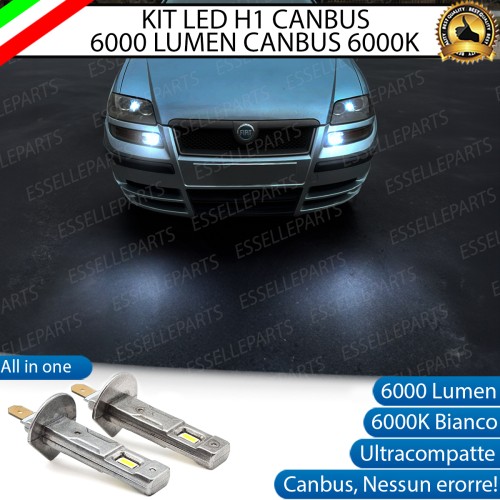 Kit Full LED coppia H1 6000 LUMEN Fendinebbia per FIAT ULYSSE MK2
