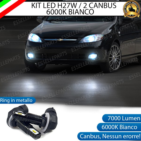 Kit Full LED H27/2 7000 Lumen Fendinebbia CHEVROLET LACETTI