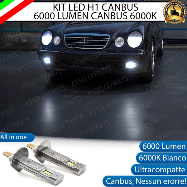 Kit Full LED coppia H1 6000 LUMEN Fendinebbia per MERCEDES CLASSE E W210