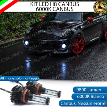 Kit Full LED H8 9800 LUMEN Fendinebbia per MINI CLUBMAN R55