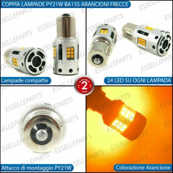 Conversione Frecce Led Fiat Panda Pandina Anteriore + Posteriore Canbus