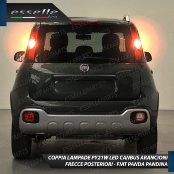 Coppia Frecce Posteriori PY21W 24 LED Canbus 3.0 per Fiat Panda Pandina