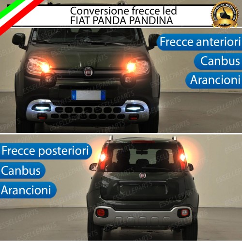 Conversione Frecce Led Fiat Panda Pandina Anteriore + Posteriore Canbus