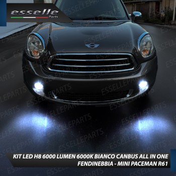 Kit Full LED H8 6000 LUMEN Canbus 6000K Fendinebbia per MINI PACEMAN R61