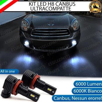 Kit Full LED H8 6000 LUMEN Canbus 6000K Fendinebbia per MINI PACEMAN R61