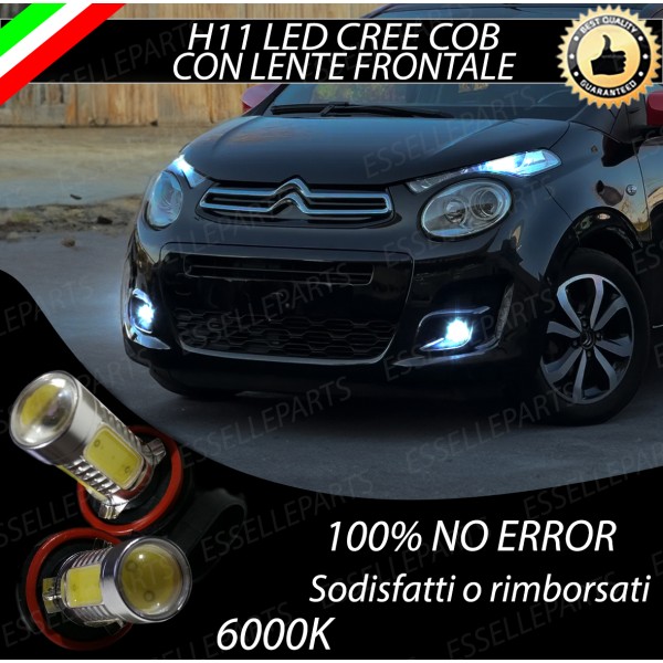 Luci Fendinebbia H11 LED 900 Lumen 6000K bianco CITROEN C1 MK2