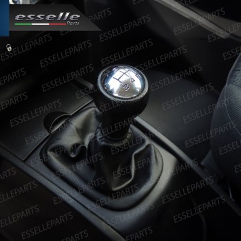 Pomello leva cambio 5 marce nero e cromato in ABS per PEUGEOT 3008