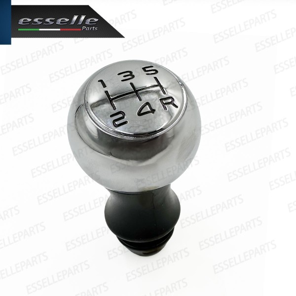Pomello leva cambio 5 marce cromato lucido in acciaio per CITROEN DS4