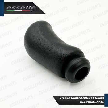 Pomello leva cambio 5 marce nero e cromato in ABS per SMART FORTWO MK3 Pomello leva cambio 5 marce nero e cromato in ABS per SMART FORTWO MK3