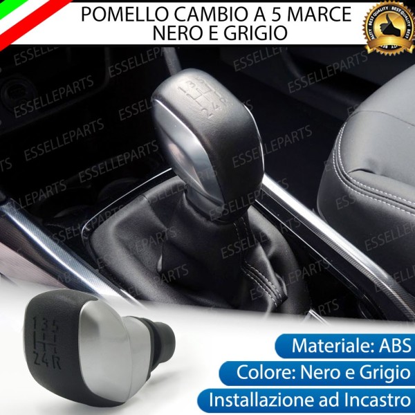 Pomello leva cambio a 5 marce Nero e Grigio in abs per Citoren BERLINGO MK3