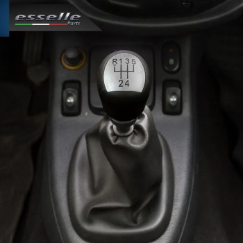 Pomello leva cambio a 5 marce Nero e Grigio in abs per Renault Clio MK2 RESTYLING