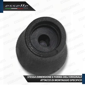 Pomello leva cambio a 5 marce Nero e Grigio in abs per Renault Scenic MK1