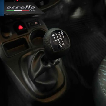 Pomello leva cambio a 5 marce Nero Lucido in abs per Renault Clio MK2 Pre-Restyling