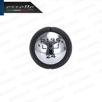 Pomello leva cambio a 5 marce Nero e Cromato per Peugeot 308 308 CC Pomello leva cambio a 5 marce Nero e Cromato per Peugeot 308 308 CC