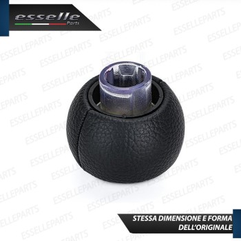 Pomello leva cambio a 6 marce Nero e Cromato per Citroen C8 Pomello leva cambio a 6 marce Nero e Cromato per Citroen C8
