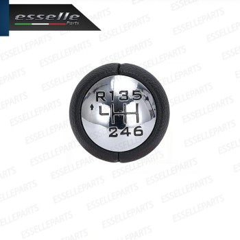 Pomello leva cambio a 6 marce Nero e Cromato per Peugeot 308 308 CC Pomello leva cambio a 6 marce Nero e Cromato per Peugeot 308 308 CC