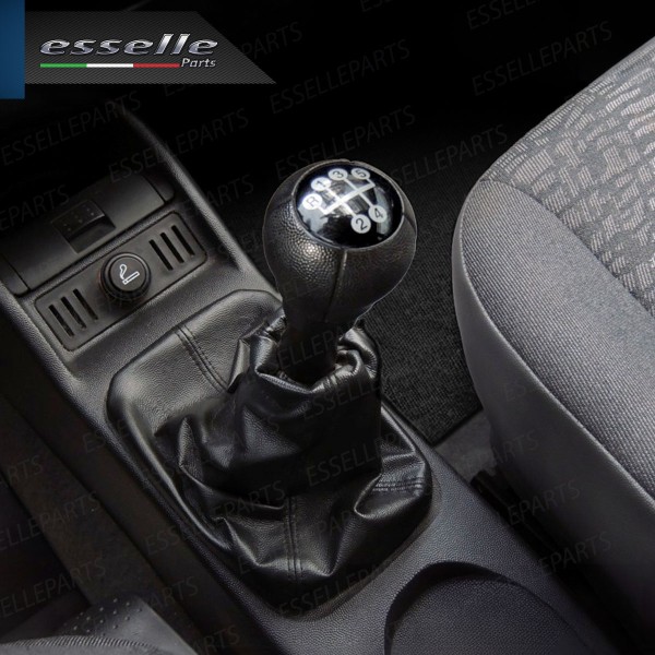 Pomello leva cambio a 5 marce Nero Lucido in abs per Opel Astra F
