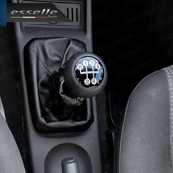 Pomello leva cambio a 5 marce Nero Lucido in abs per Opel Astra F