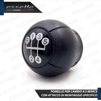 Pomello leva cambio a 5 marce Nero Lucido in ABS per Opel Astra G Pomello leva cambio a 5 marce Nero Lucido in ABS per Opel Astra G