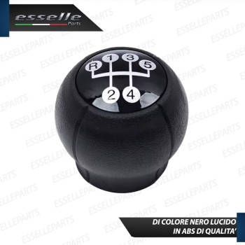 Pomello leva cambio a 5 marce Nero Lucido in ABS per Opel Zafira A Pomello leva cambio a 5 marce Nero Lucido in ABS per Opel Zafira A