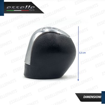 Pomello leva cambio a 6 marce Nero e Cromato in ABS per Opel Vectra C Pomello leva cambio a 6 marce Nero e Cromato in ABS per Opel Vectra C