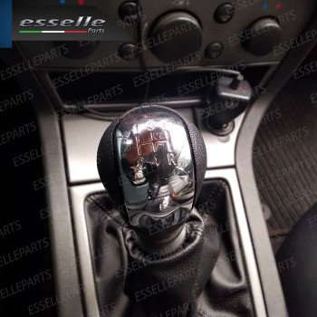 Pomello leva cambio a 5 marce Nero e Cromato in ABS per Opel Signum Pomello leva cambio a 5 marce Nero e Cromato in ABS per Opel Signum