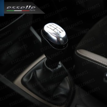 Pomello leva cambio a 5 marce Nero e Grigio in abs per Smart Fortwo MK3 Pomello leva cambio a 5 marce Nero e Grigio in abs per Smart Fortwo MK3