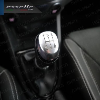 Pomello leva cambio a 5 marce Nero e Grigio in abs per Dacia Duster Pre-Restyling