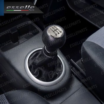 Pomello leva cambio a 5 marce Nero e Cromato in abs per Suzuki Splash