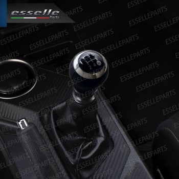 Pomello leva cambio a 5 marce Nero e Cromato in abs per Toyota Auris MK1 restyling