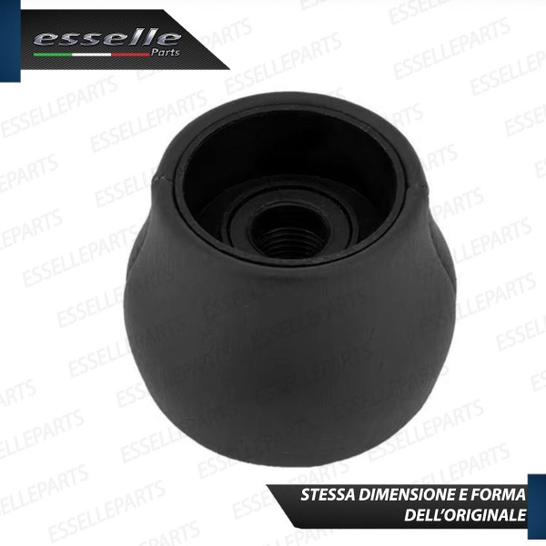 Pomello leva cambio a 6 marce Nero e Cromato in abs per Toyota Aygo X