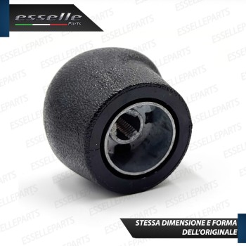 Pomello leva cambio a 5 marce Nero e Cromato in abs per Fiat Bravo MK2