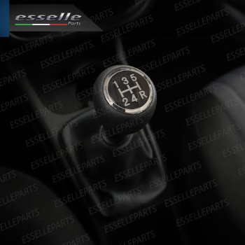 Pomello leva cambio a 5 marce Nero e Cromato in abs per Fiat Bravo MK2
