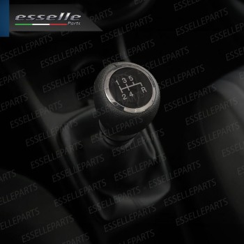 Pomello leva cambio a 5 marce Nero e Cromato in abs per Fiat Bravo MK2