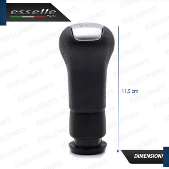 Pomello leva cambio a 5 marce Nero e Grigio in abs per Nissan X-TRAIL MK1