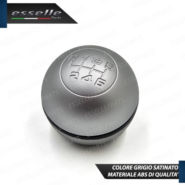 Pomello Leva Cambio Alfa Romeo Giulietta 6 Marce Grigio Satinato Abs Specifico