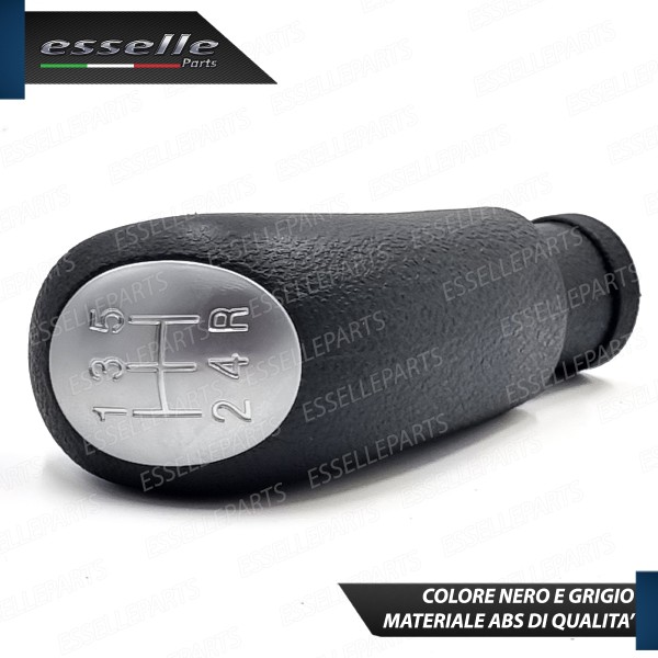 Pomello Leva Cambio Alfa Romeo 147 5 Marce Nero e Grigio Abs Specifico