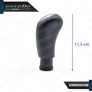 Pomello Leva Cambio Alfa Romeo 147 5 Marce Nero e Grigio Abs Specifico Pomello Leva Cambio Alfa Romeo 147 5 Marce Nero e Grigio Abs Specifico